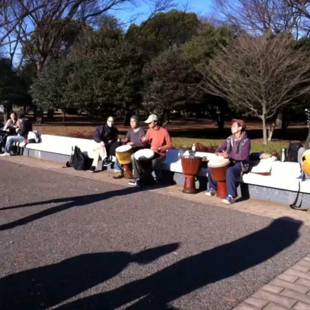 [Video] Drummers in the park #tokyo