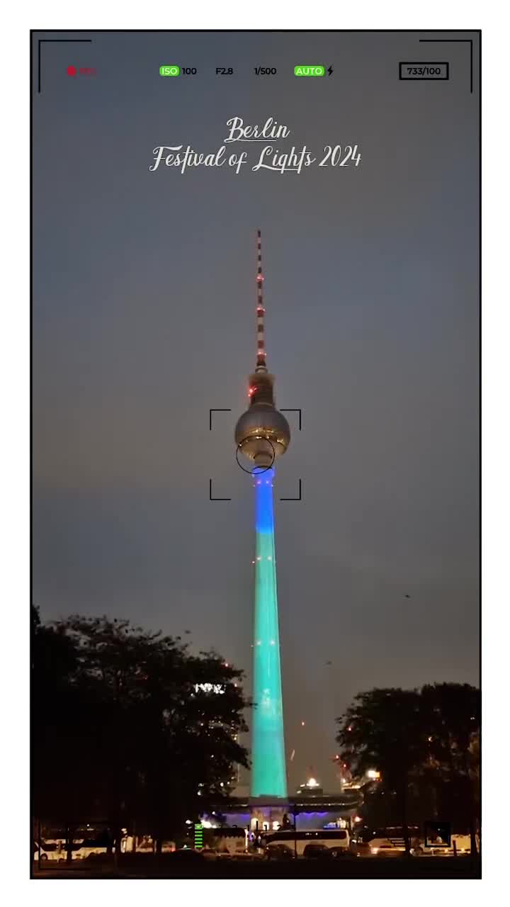 [Video] #Berlin #FestivalofLights 2024 #Fernsehturm#Berlin #Germany #photography #BerlinPhotography #photooftheday #city #travel #urbanlife #history #brandenburggate #UrbanPhotography