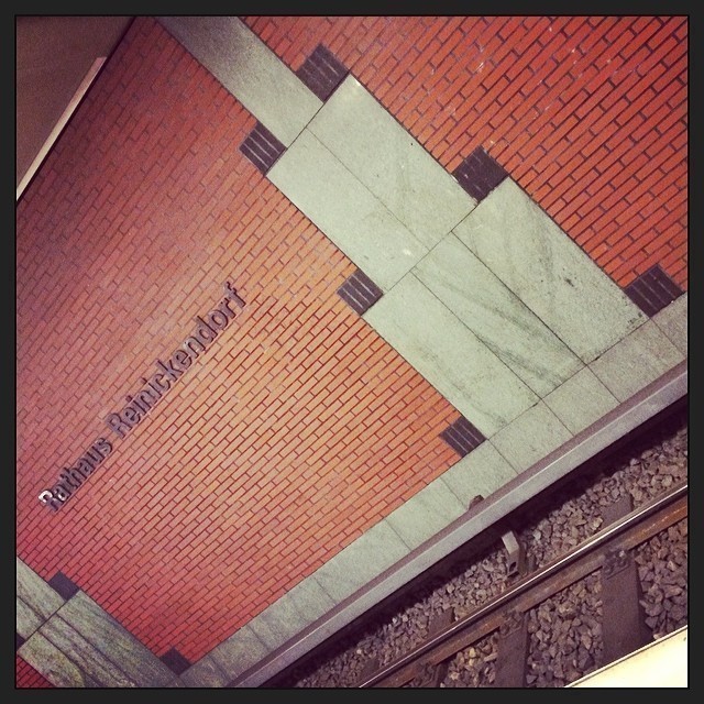 Subway stations in #Berlin : Rathaus Reinickendorf