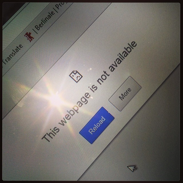 Great start into the working day: Internet down at the office.