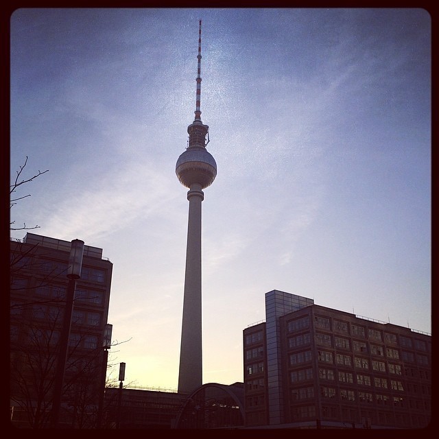 Berlin just before sunset. #berlin