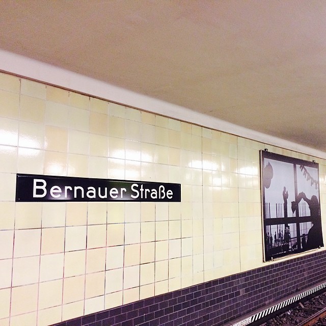 Berlin subway stations: Bernauer Straße #berlin