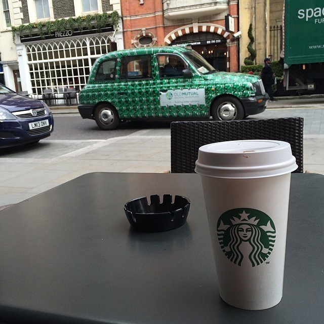 Coffee in London.