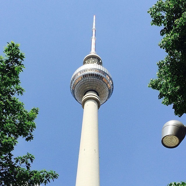 Blue sky and summer weather. I love it. #berlin