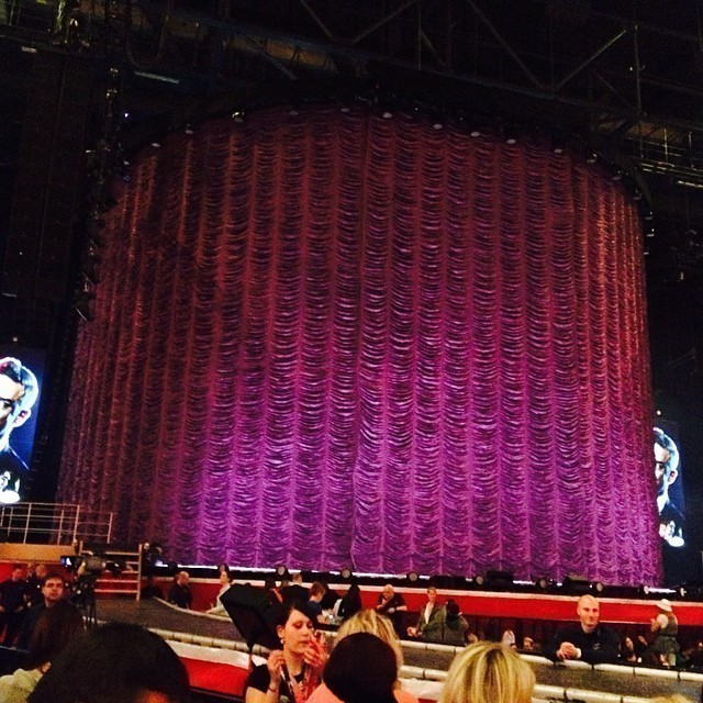 The stage. #robbiewilliams