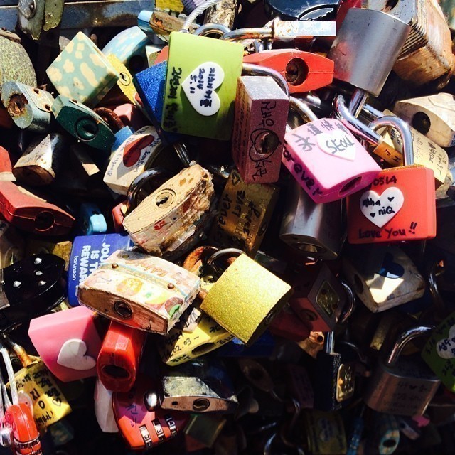 Love locks. #seoul
