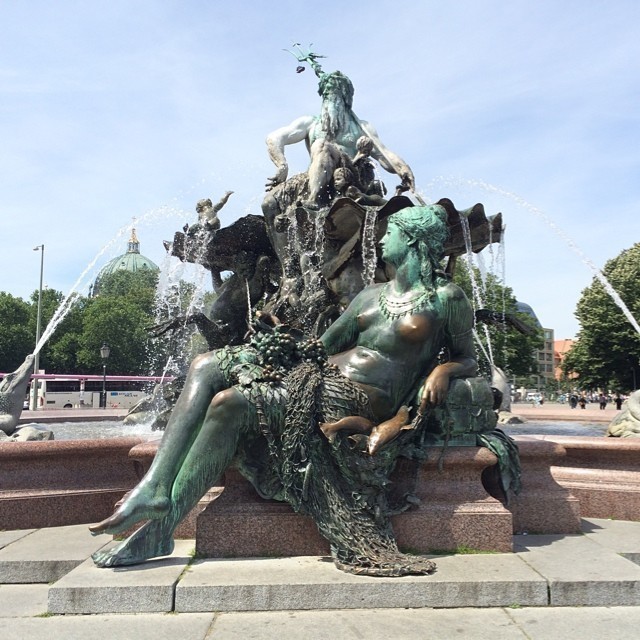 Alexanderplatz #Berlin Neptun Fountain