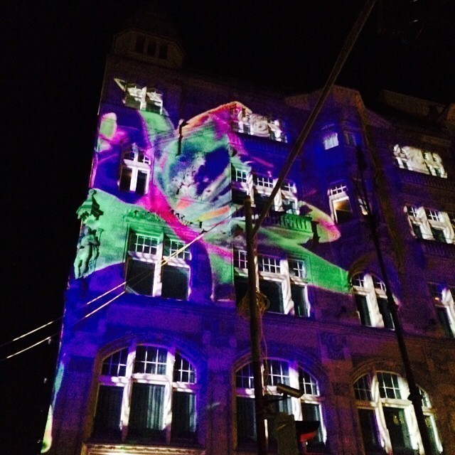 Festival of Lights #Berlin – random street corner