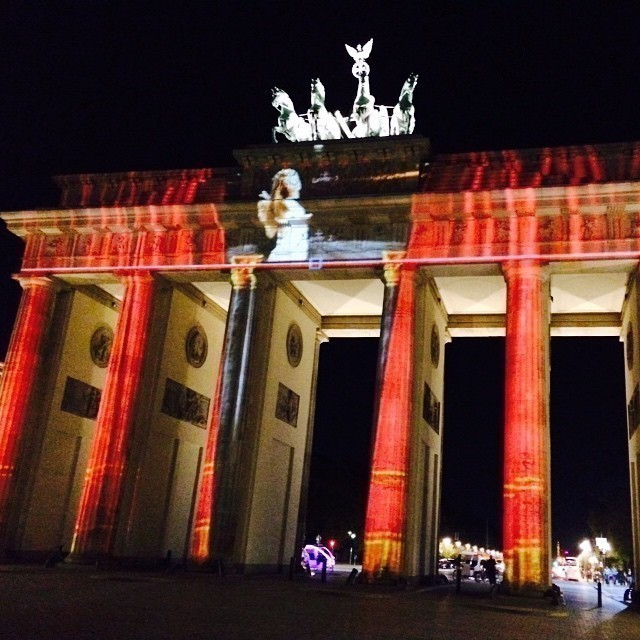 Festival of Lights in Berlin. #Berlin – Brandenberg Gate