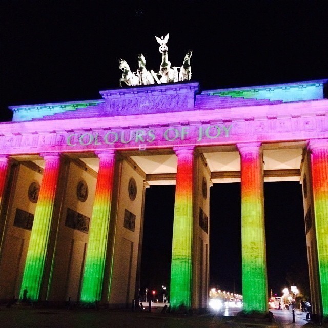 Festival of Lights in Berlin. #Berlin – Brandenburg Gate