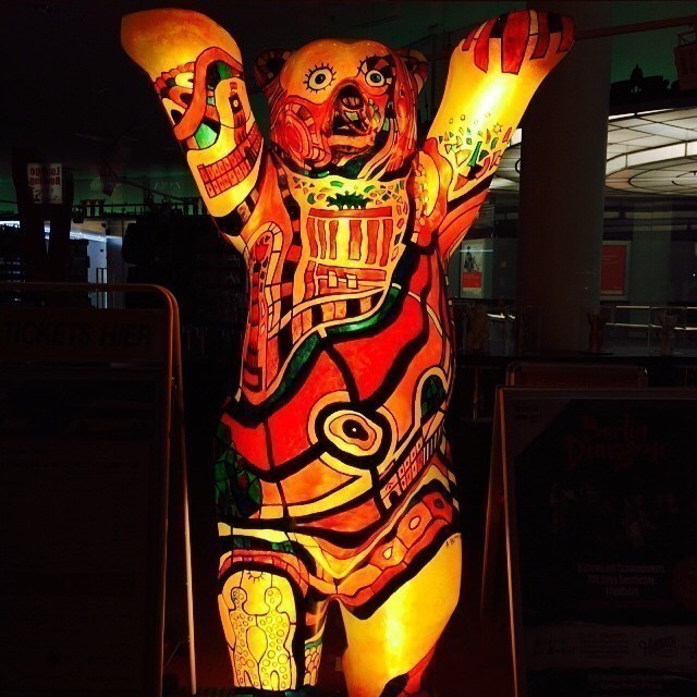 Random impressions. #Berlin – (en)lightened buddy bear ^,^ …