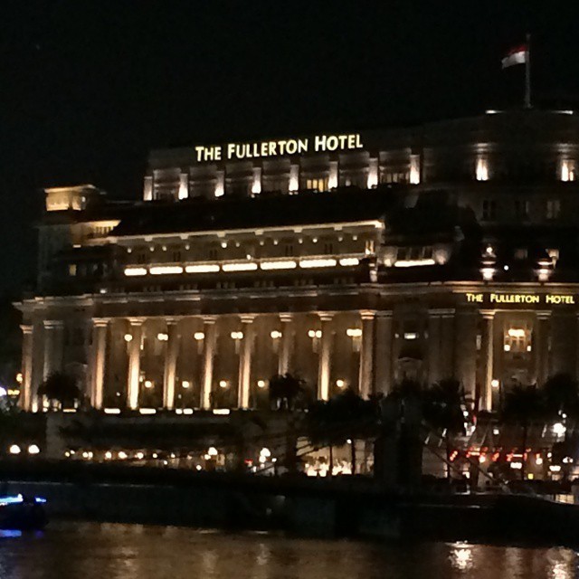 The famous Fullerton Hotel in Singapore. #randompost