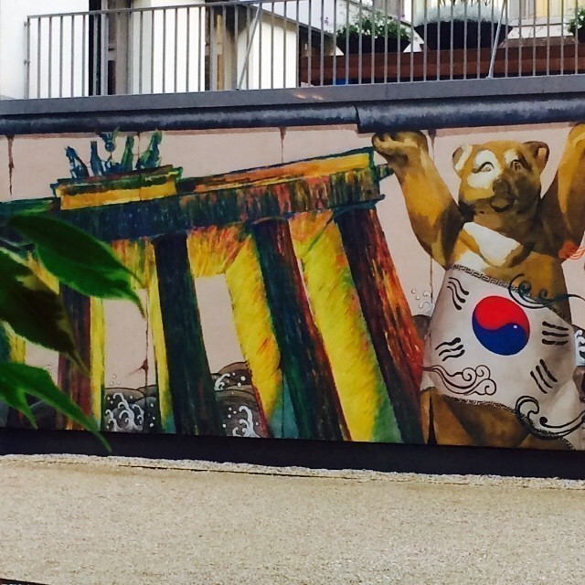 Wall art at the Korean Cultural Center in Berlin. #Berlin