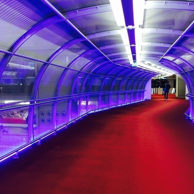 Futuristic transit in Paris Charles de Gaulles. #paris