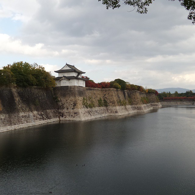 Outskirts of Osaka Castle. #japan