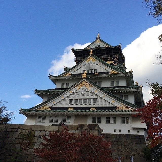 Osaka castle tower. Stunning. #Osaka