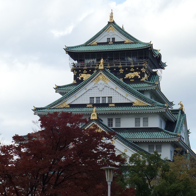 Osaka Castle Tower. #japan