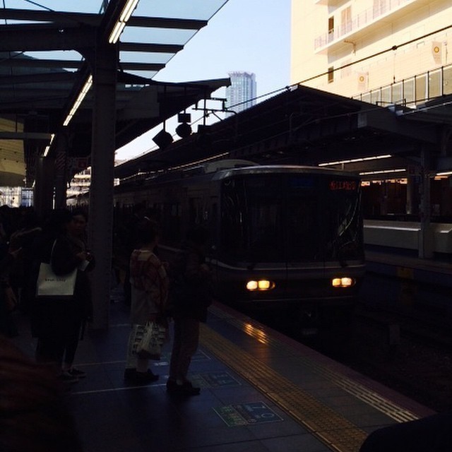 Next adventure: spontaneous trip to Kyoto via the local rapid train. #Japan