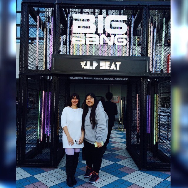 Last night. It’s been amazing. #bigbang
