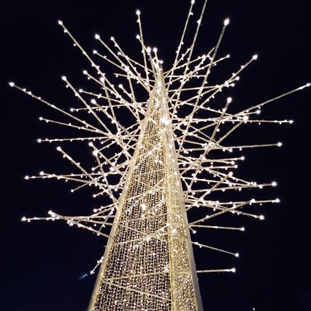 Japanese art version of a Christmas tree. #Sapporo