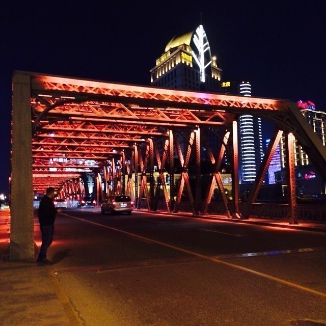 The famous bridge usually seen in any movie playing in #Shanghai.