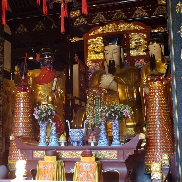 At the temple of city gods. #Shanghai