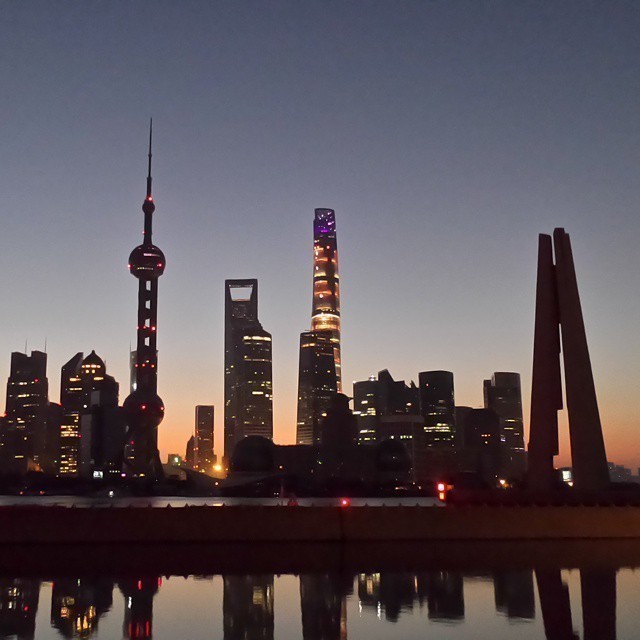 The most beautiful time in Shanghai is 6am in the morning. Goodbye. #Shanghai