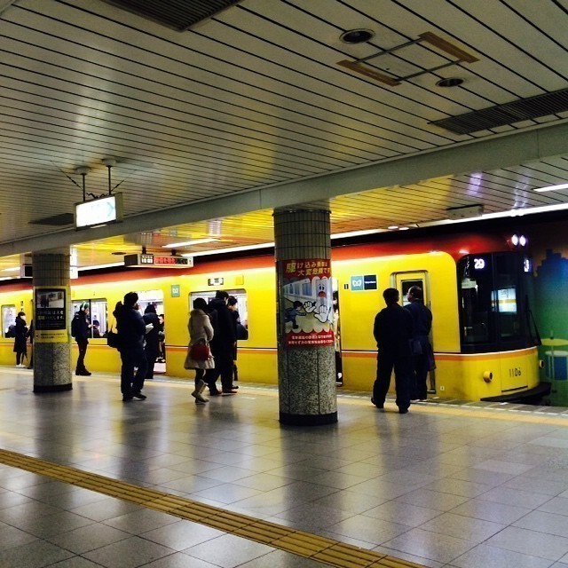 Tokyo Subway Ginza Line. #tokyo
