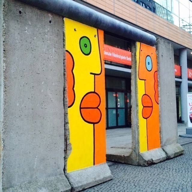 Oh: new piece of the wall is up at Potsdamer Platz. #berlin