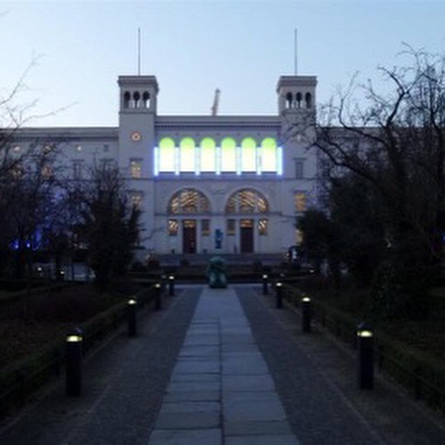 #Berlin in the evening. Hamburger Bahnhof