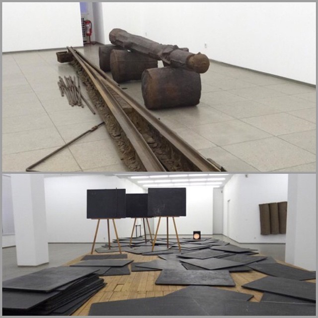 Contemporary Art museum Hamburger Bahnhof in #Berlin. World of Warhols, Rauschenbergs, Lichtensteins and Jos