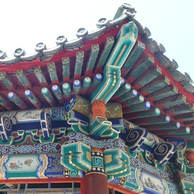 At Yongan Temple at Beihai Park. #beijing