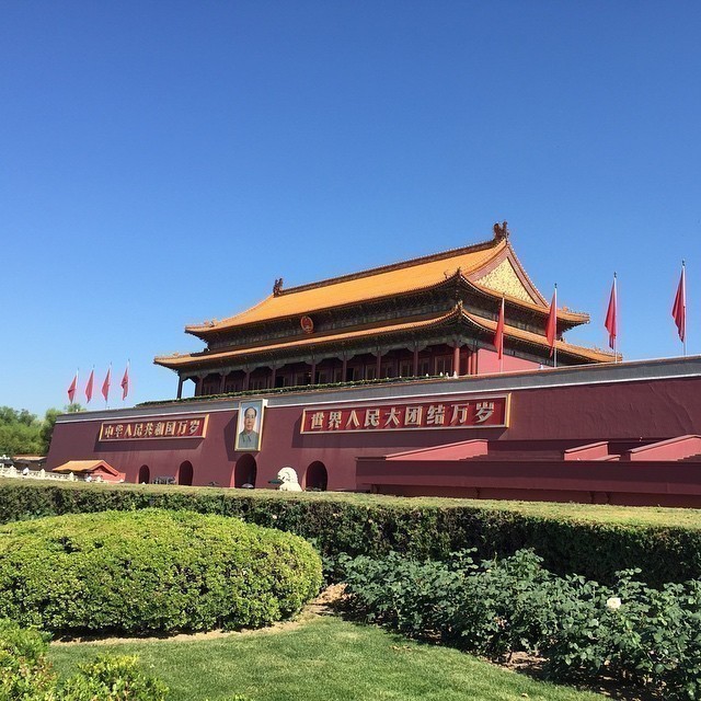 Some more impressions from #Beijing Entrance to the Forbidden City South Gate Tian’anmen Square.