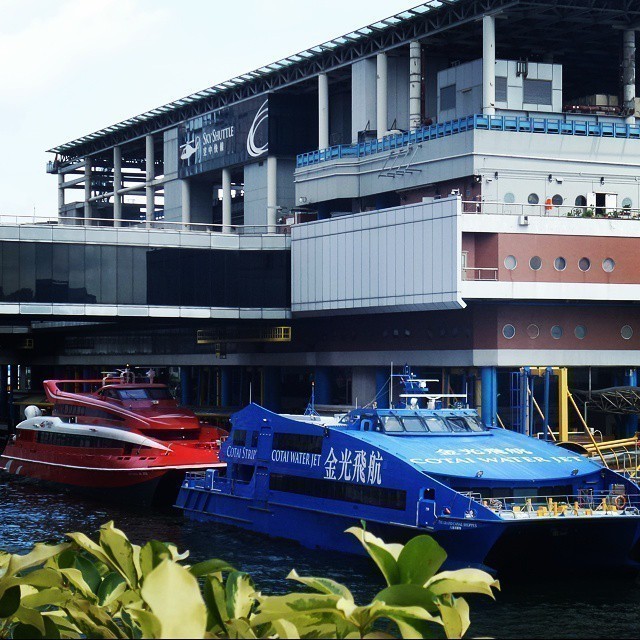 The speed boats connecting Hong Kong and #Macau