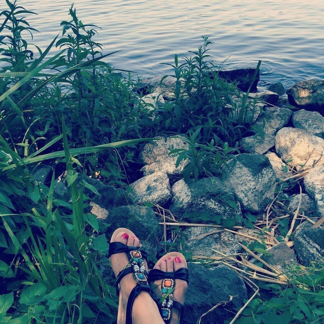 Enjoying the lake before the heat arrives. #berlin
