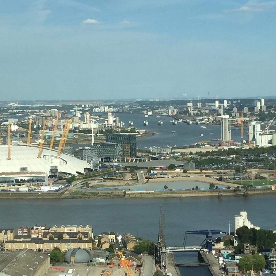 What a view from 32 Floor at Docklands. #London