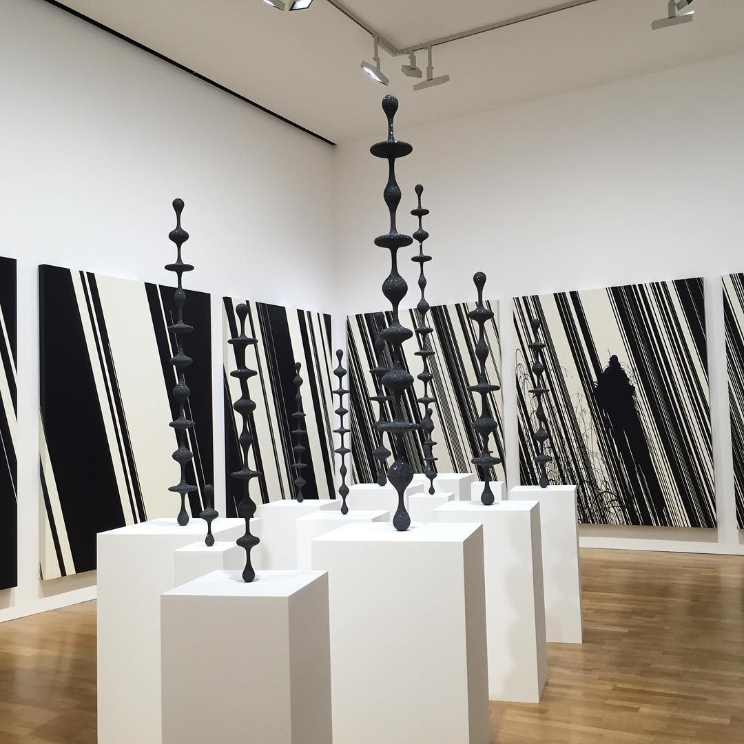 Kohei Nawa FORCE at Pace Gallery London It is an amazing experience when you glance across this installation. On the one side it feels like a fast vibration, liquid, in motion. Then you start moving your eyes across to the left and you feel slowing down,