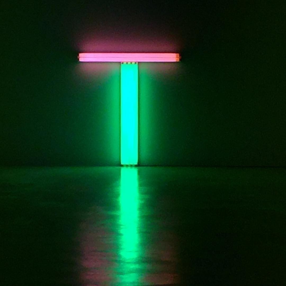 Dan Flavin. CFA Berlin. #lightinstallation