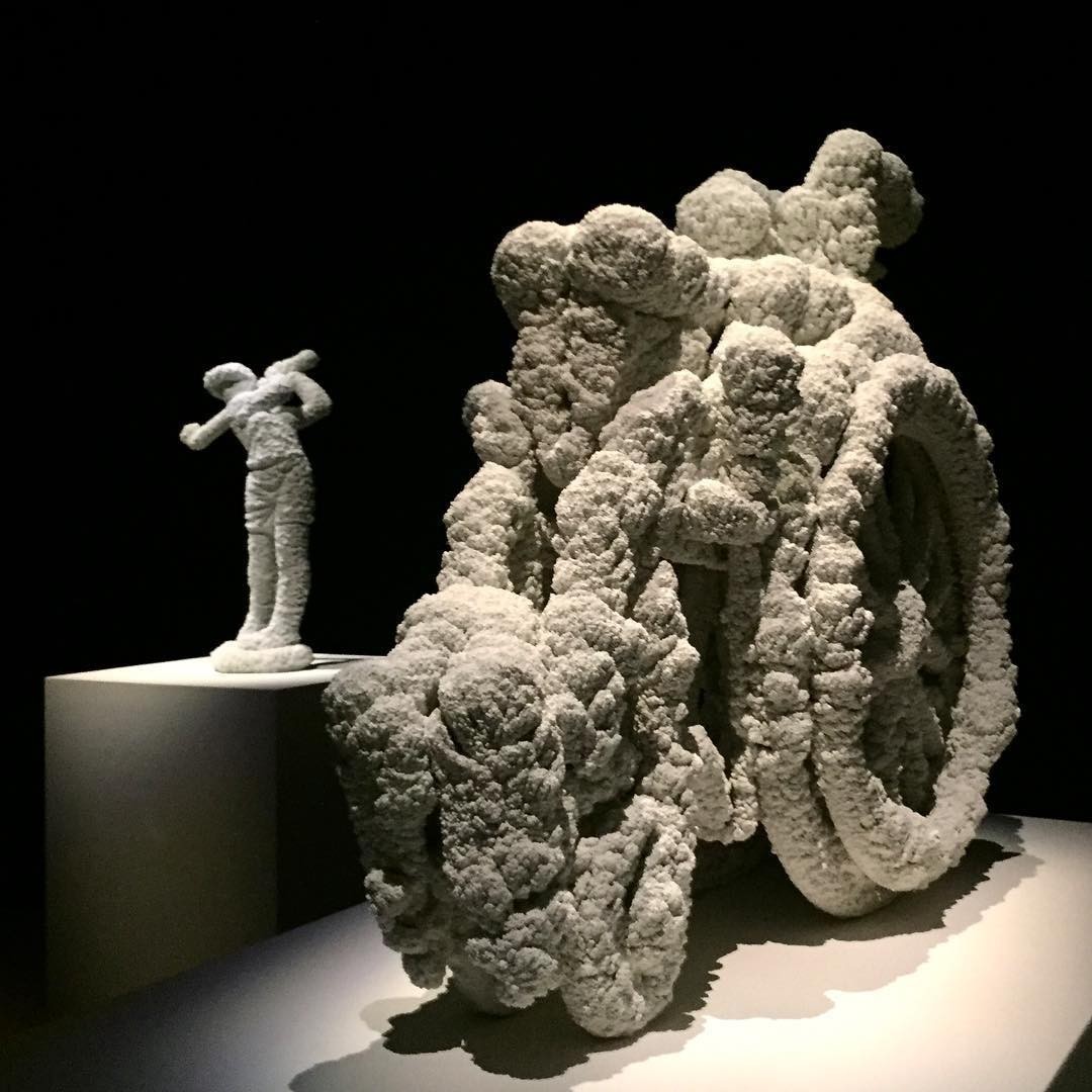 Kohei Nawa She Inspires Art at Bonhams temporary exhibit London Thank you very much Tamar Arnon for giving me a private tour with insides on the pieces and the artist outside of opening hours.