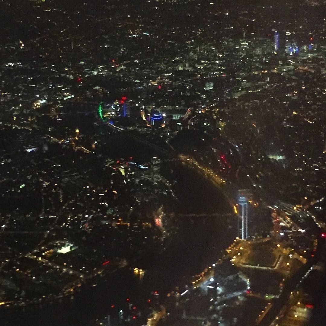 #London from high up. Now transferring to Hong Kong flight.