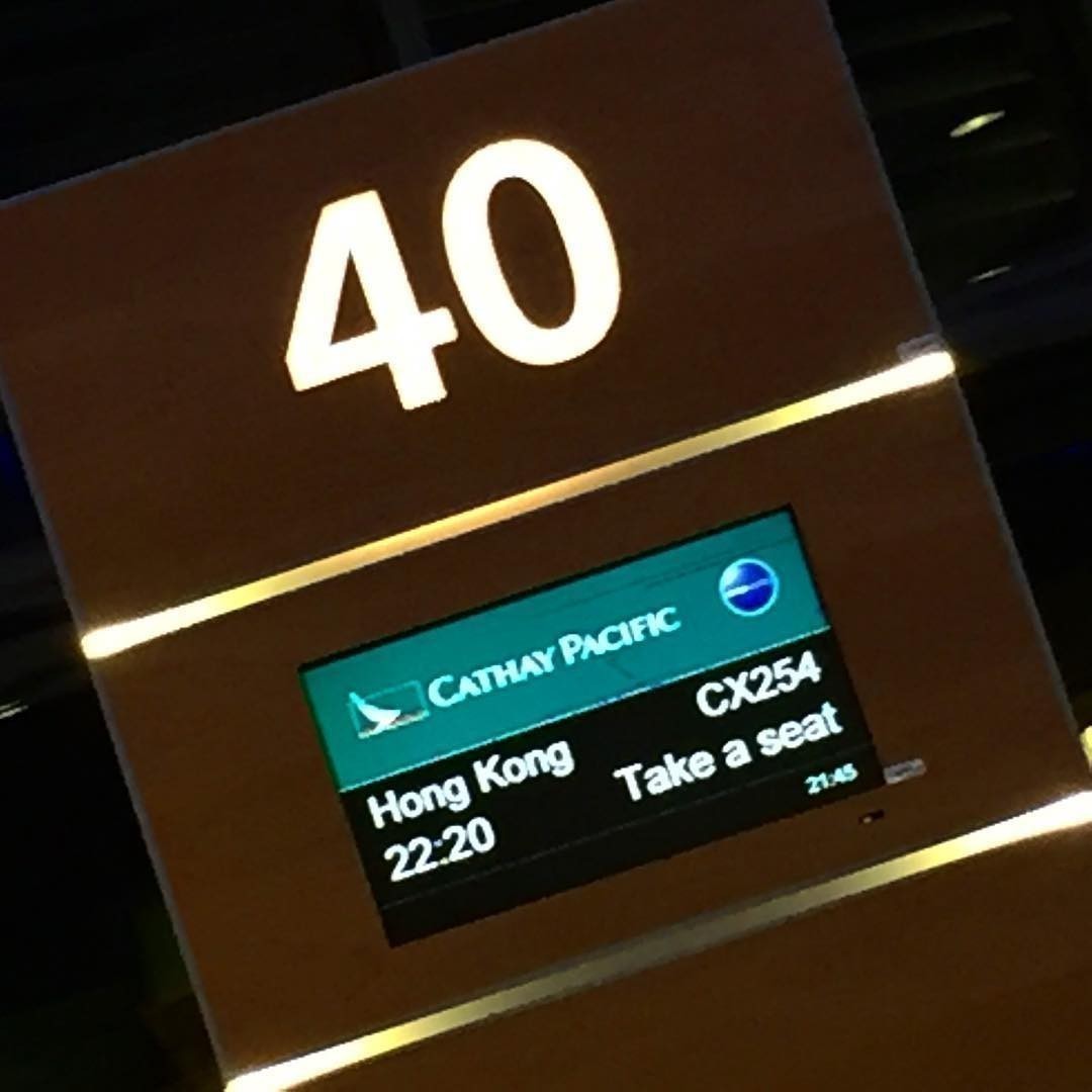 Next stop #HongKong. Good night.