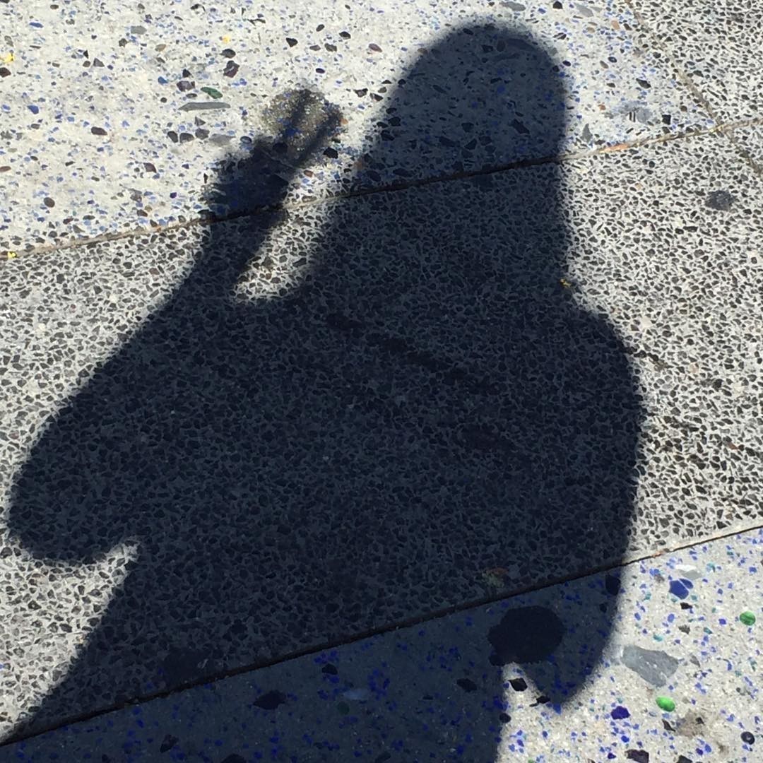 Chasing my shadow around the world. #LosAngeles