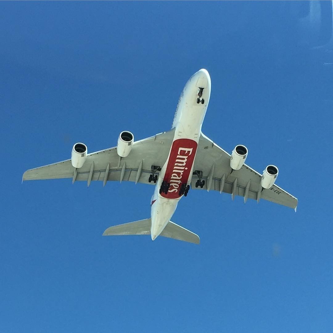 This one was right above me on the way to the airport. Next stop #LasVegas