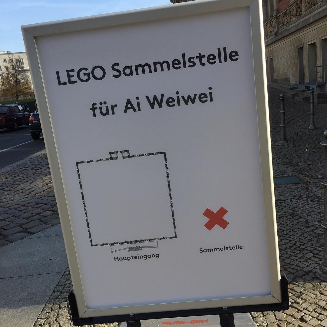 C’mon Berlin we need to be better and support the new art project by “Wahl-Berliner” @aiww … Martin-Gropius-Bau