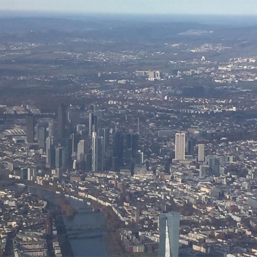 #Frankfurt from above.