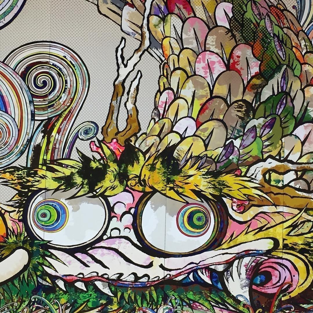 Great exhibition. Must see: Takashi Murakami: The 500 Arhats #takashimurakami