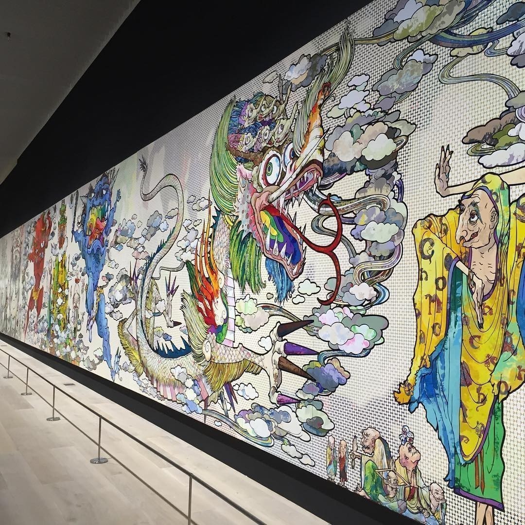 Great exhibition. Must see: Takashi Murakami: The 500 Arhats #takashimurakami