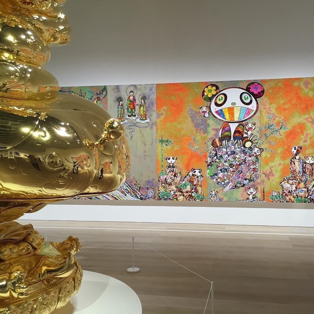 Great exhibition. Must see: Takashi Murakami: The 500 Arhats #takashimurakami