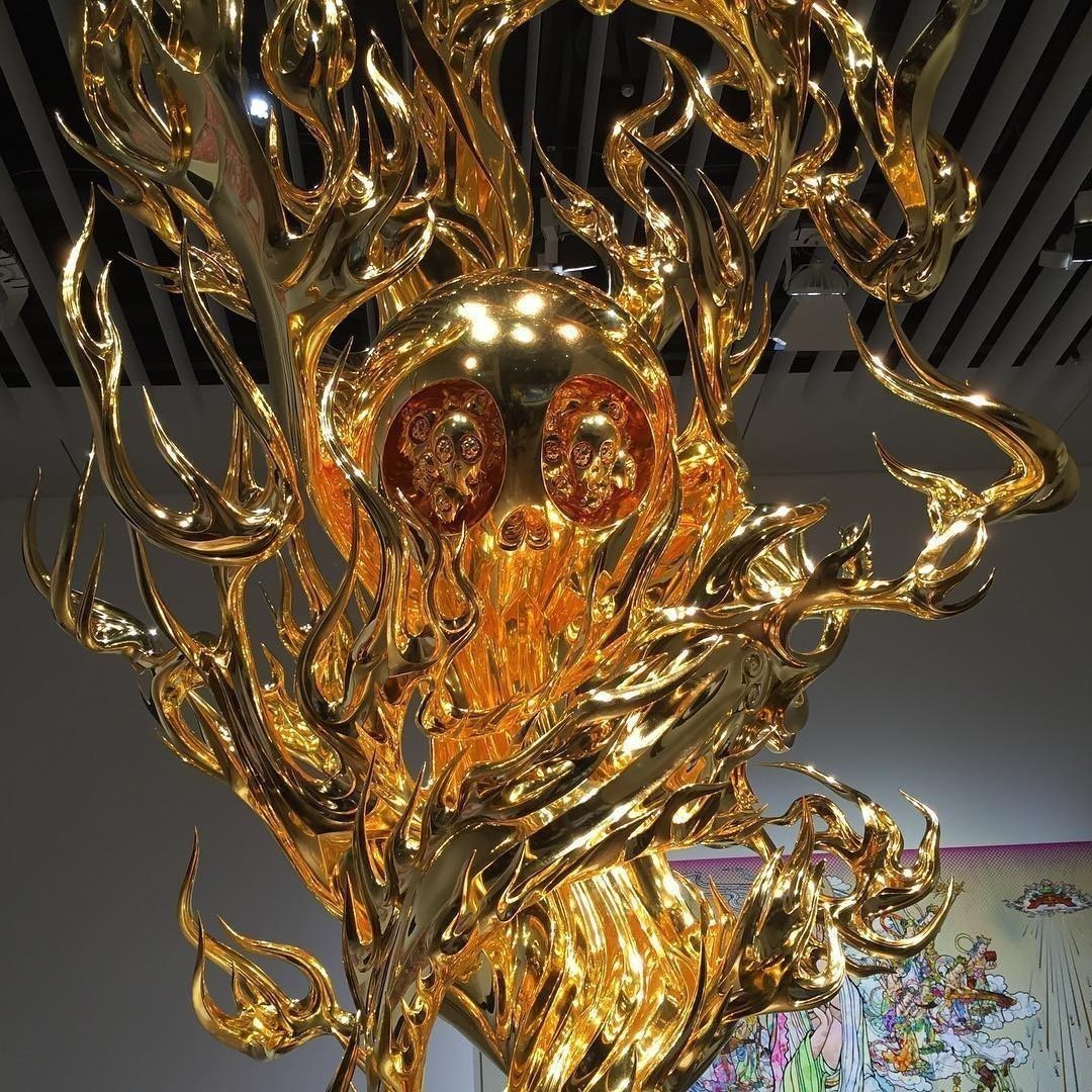 Great exhibition. Must see: Takashi Murakami: The 500 Arhats #takashimurakami