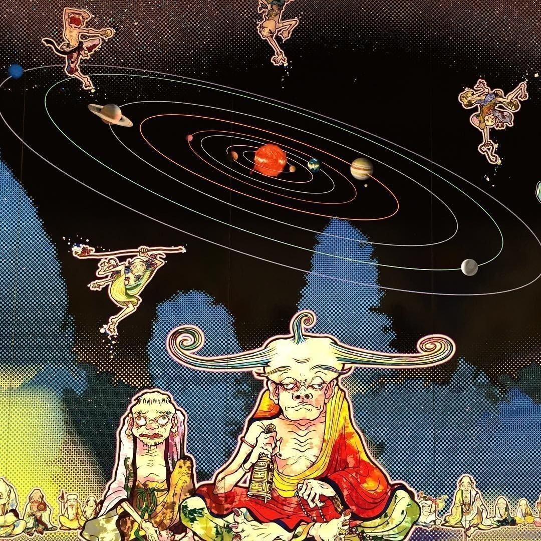 If you are in or near Tokyo make sure to visit: #TakashiMurakami The 500 Arhats exhibit at